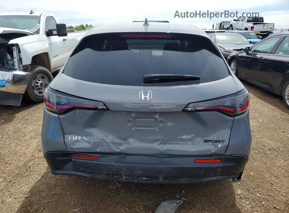 3CZRZ2H51RM741660 2024 HONDA HR-V Серый Вид сзади