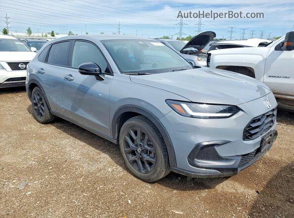 3CZRZ2H51RM741660 2024 HONDA HR-V Серый Передняя правая четверть