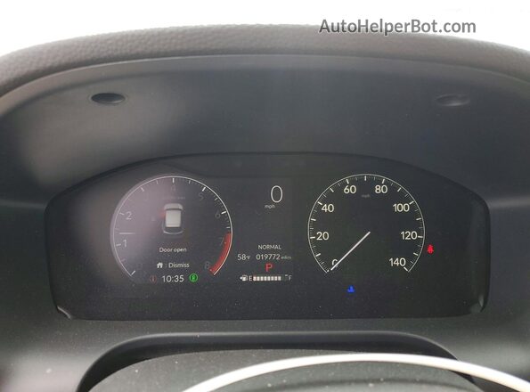 3CZRZ2H51RM741660 2024 HONDA HR-V Серый Вид щитка приборов
