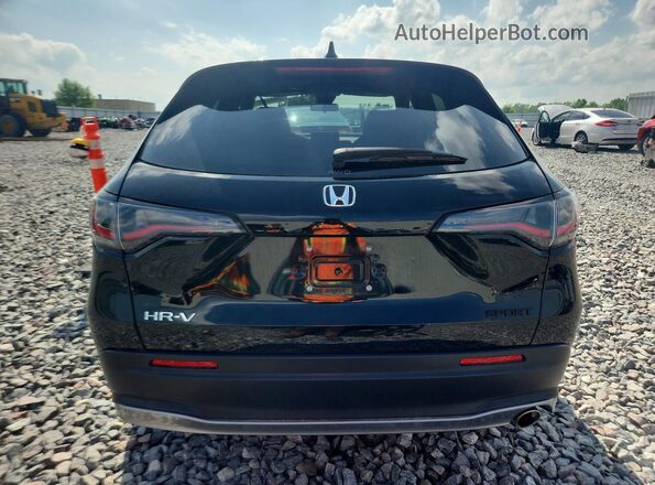 3CZRZ2H51RM767448 2024 HONDA HR-V Black უკანა ხედი