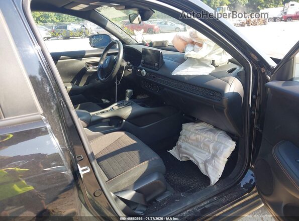 3CZRZ2H52PM714237 2023 HONDA HR-V Black Widok wnętrza z przodu