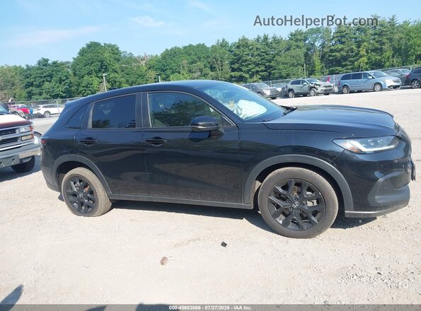3CZRZ2H52PM714237 2023 HONDA HR-V Black Widok wnętrza z tyłu