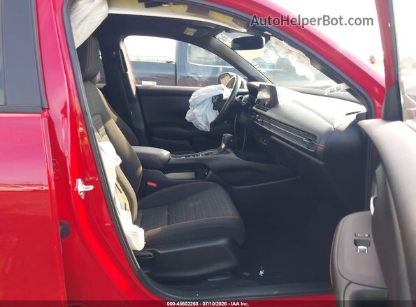 3CZRZ2H52PM722502 2023 HONDA HR-V Red Front interior view