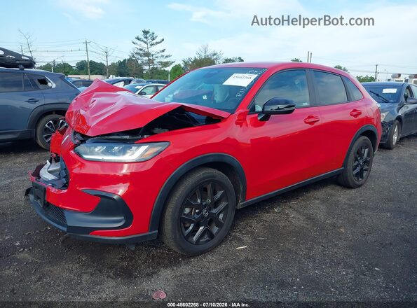 3CZRZ2H52PM722502 2023 HONDA HR-V Red Front left
