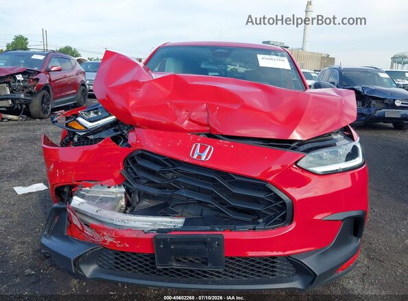 3CZRZ2H52PM722502 2023 HONDA HR-V Red Instrument cluster view