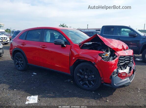 3CZRZ2H52PM722502 2023 HONDA HR-V Red Rear interior view