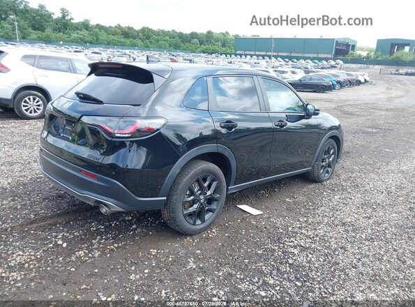 3CZRZ2H52PM729093 2023 HONDA HR-V Black Задня права чверть