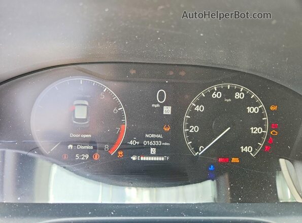 3CZRZ2H52RM715049 2024 HONDA HR-V Gray Вид щитка приладів