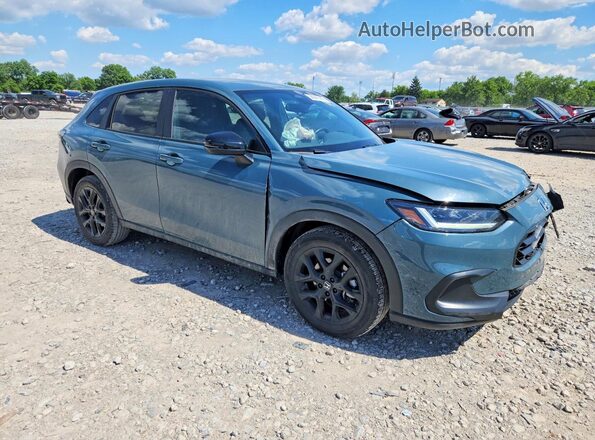 3CZRZ2H52RM726634 2024 HONDA HR-V Blue Front right