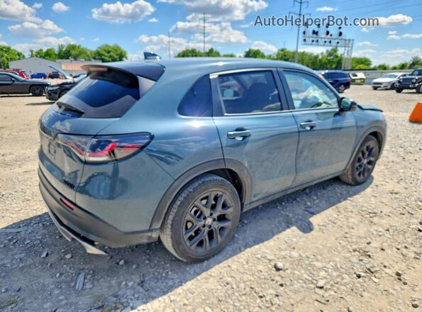 3CZRZ2H52RM726634 2024 HONDA HR-V Blue Rear right