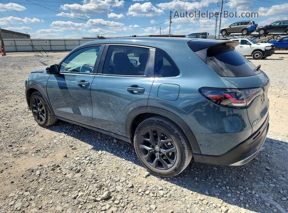 3CZRZ2H52RM726634 2024 HONDA HR-V Blue Rear left