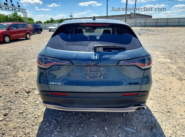 3CZRZ2H52RM726634 2024 HONDA HR-V Blue Rear view