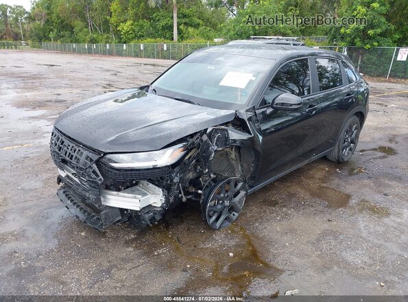 3CZRZ2H52RM762906 2024 HONDA HR-V Черный Передняя левая четверть