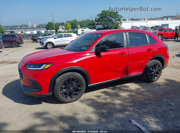 3CZRZ2H52SM763625 2025 HONDA HR-V Red Передня ліва чверть