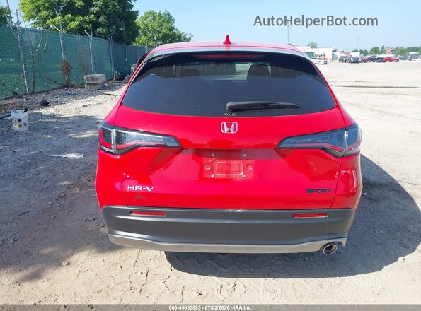 3CZRZ2H52SM763625 2025 HONDA HR-V Red 