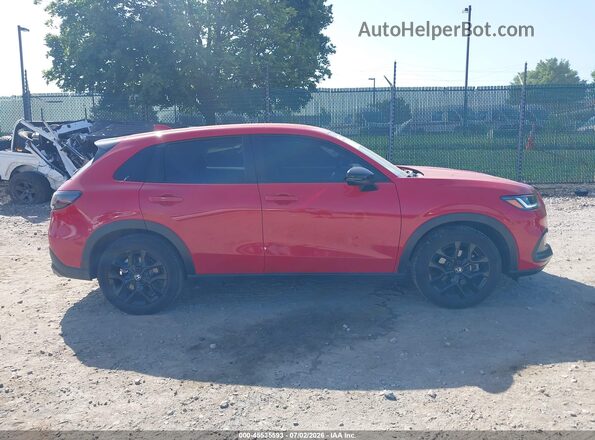 3CZRZ2H52SM763625 2025 HONDA HR-V Red Вид щитка приладів