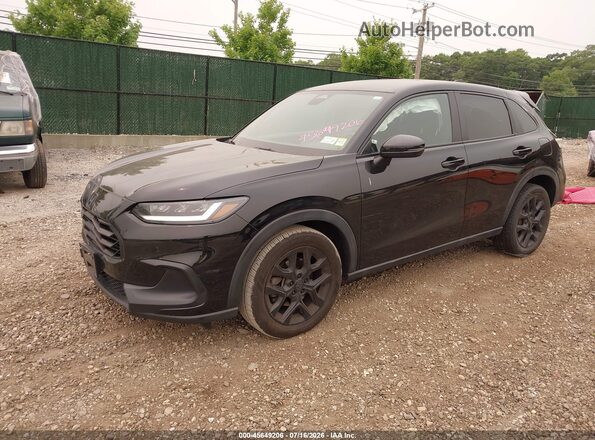 3CZRZ2H53PM713601 2023 HONDA HR-V Black Передня ліва чверть