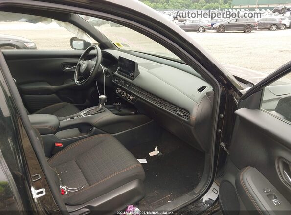 3CZRZ2H53PM713601 2023 HONDA HR-V Black Вид салону спереду