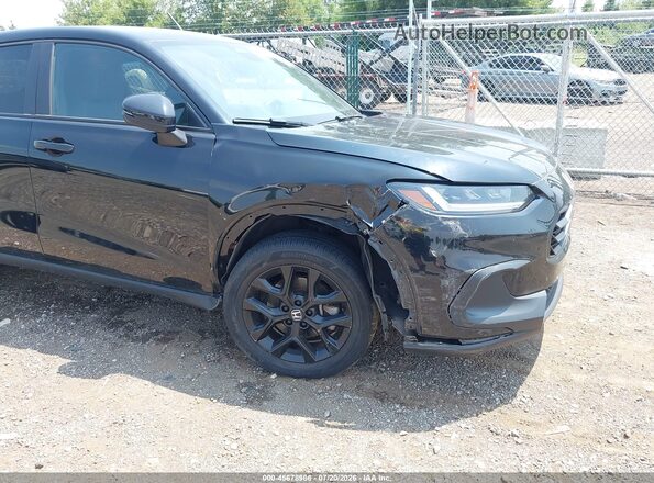 3CZRZ2H53PM722234 2023 HONDA HR-V Black Вид спереду
