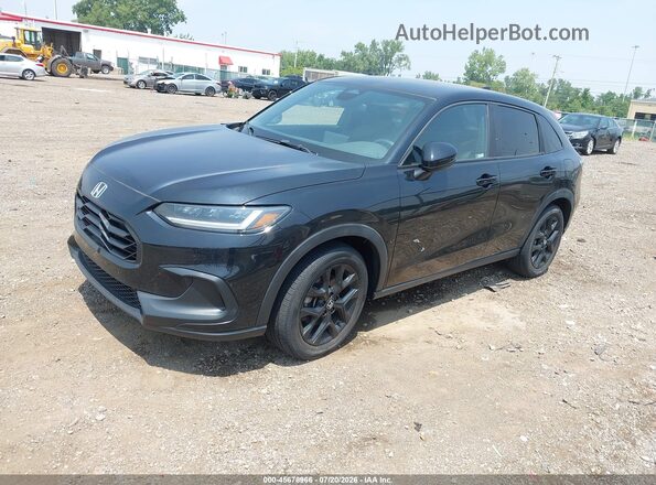 3CZRZ2H53PM722234 2023 HONDA HR-V Black Передня ліва чверть