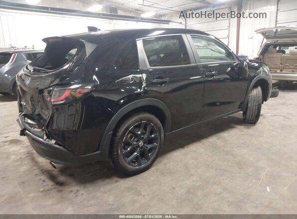 3CZRZ2H53PM736750 2023 HONDA HR-V Black უკანა მარჯვენა