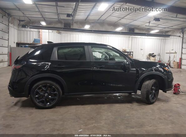 3CZRZ2H53PM736750 2023 HONDA HR-V Black სალონის 360-გრადუსიანი ხედი