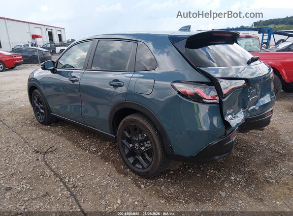 3CZRZ2H53RM772103 2024 HONDA HR-V Blue Հետևի ձախ