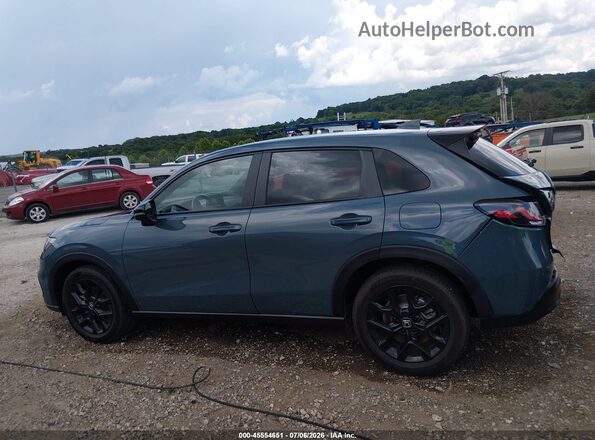 3CZRZ2H53RM772103 2024 HONDA HR-V Blue Սալոնի 360 աստիճան տեսք