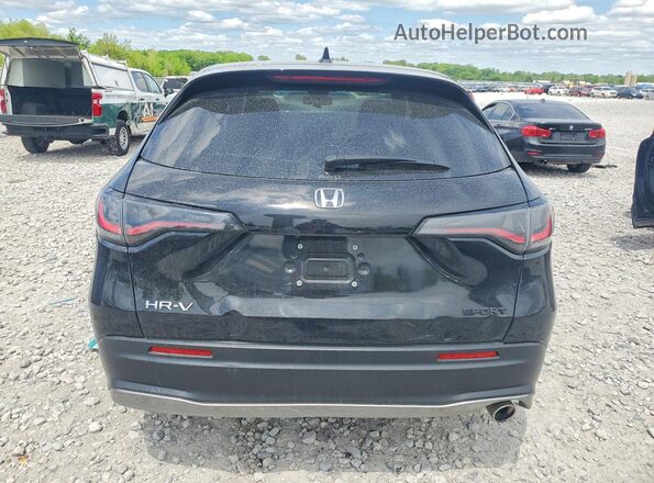 3CZRZ2H53RM772389 2024 HONDA HR-V Black Widok z tyłu