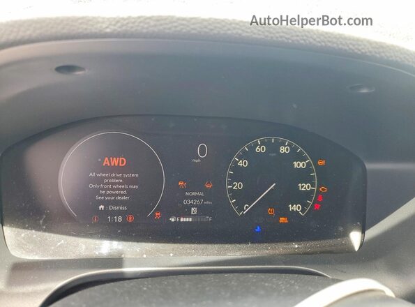 3CZRZ2H53RM772389 2024 HONDA HR-V Black Widok zestawu wskaźników