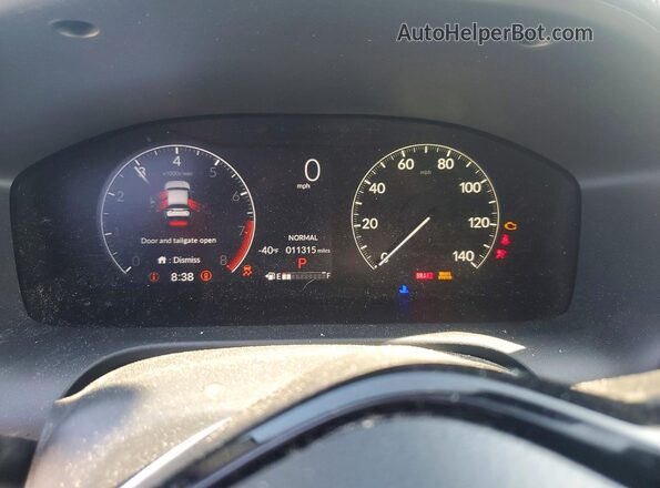 3CZRZ2H53SM724607 2025 HONDA HR-V Blue Instrument cluster view
