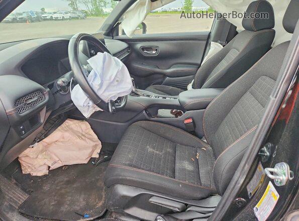 3CZRZ2H54PM102878 2023 HONDA HR-V Черный Вид салона спереди