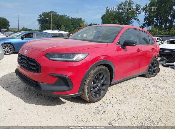 3CZRZ2H54PM722467 2023 HONDA HR-V Red Przód lewy