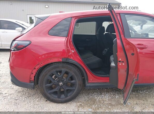3CZRZ2H54PM722467 2023 HONDA HR-V Red Widok naklejki z numerem VIN