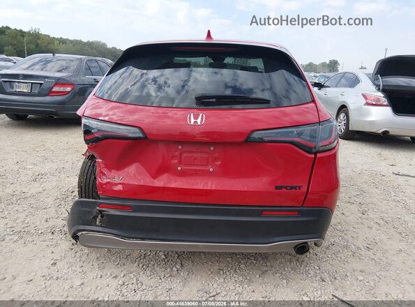 3CZRZ2H54PM722467 2023 HONDA HR-V Red Widok z przodu