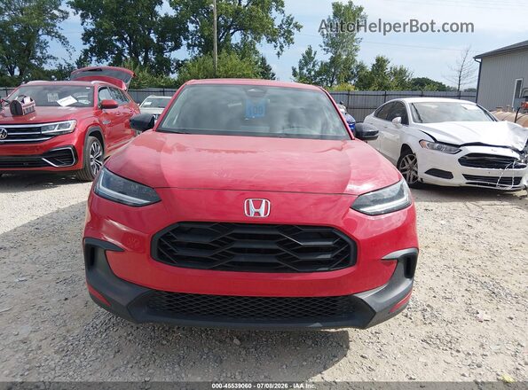 3CZRZ2H54PM722467 2023 HONDA HR-V Red Widok wnętrza z tyłu