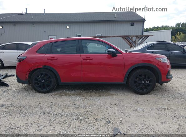 3CZRZ2H54PM722467 2023 HONDA HR-V Red Widok wnętrza 360 stopni
