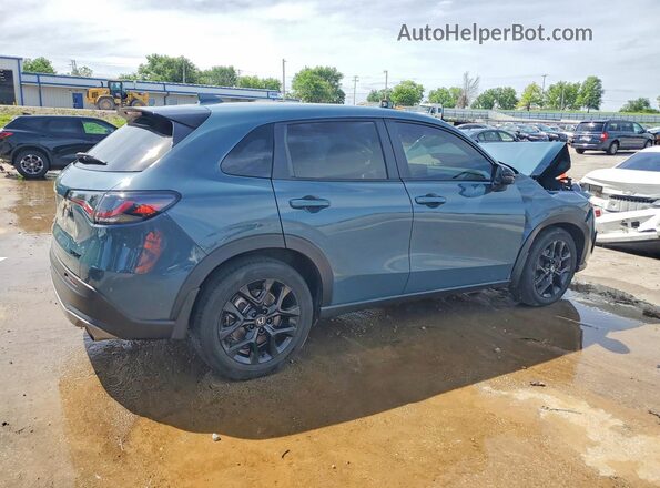 3CZRZ2H54RM725565 2024 HONDA HR-V Blue Trasero derecho