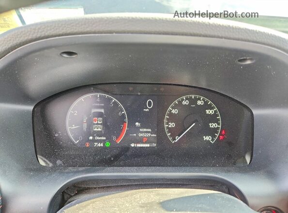 3CZRZ2H54RM770943 2024 HONDA HR-V Black Вид щитка приладів