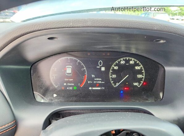 3CZRZ2H54SM732196 2025 HONDA HR-V Blue Սարքավորումների վահանակի տեսք