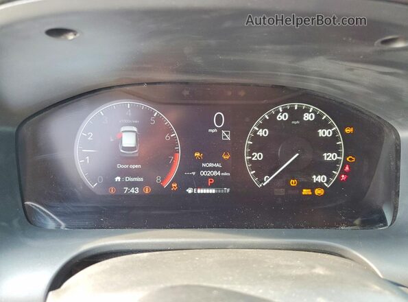 3CZRZ2H54SM776344 2025 HONDA HR-V Red Widok zestawu wskaźników
