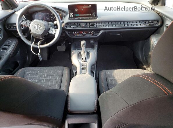 3CZRZ2H54SM776344 2025 HONDA HR-V Red Widok deski rozdzielczej