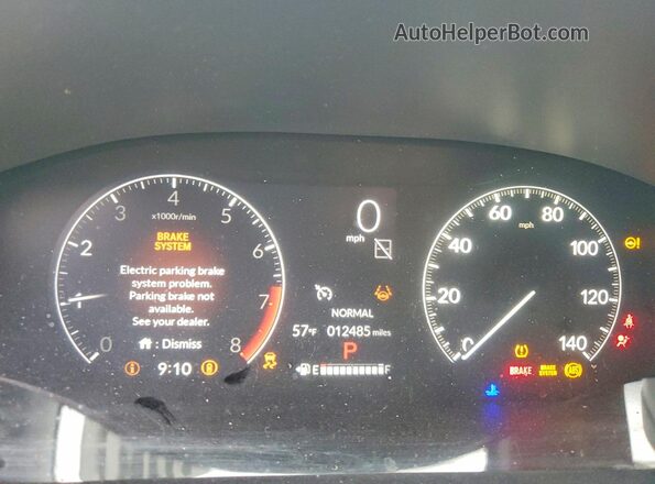 3CZRZ2H54TM740302 2026 HONDA HR-V Gray ხელსაწყოთა პანელის ხედი