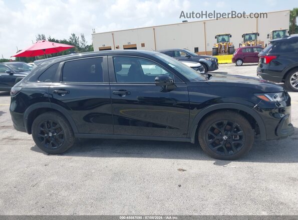 3CZRZ2H55PM722249 2023 HONDA HR-V Black Սալոնի 360 աստիճան տեսք