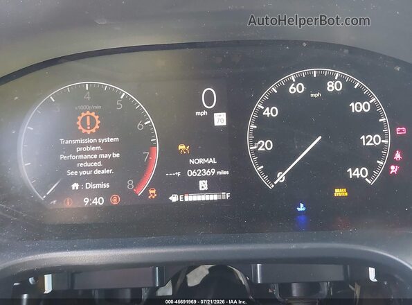 3CZRZ2H55PM722249 2023 HONDA HR-V Черный Вид задних сидений
