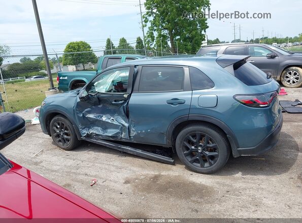 3CZRZ2H55RM746344 2024 HONDA HR-V Black Панорамний вид салону 360°