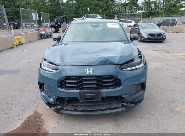 3CZRZ2H55SM703015 2025 HONDA HR-V Blue Вид щитка приладів