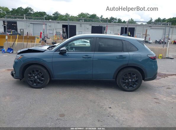 3CZRZ2H55SM703015 2025 HONDA HR-V Blue Панорамний вид салону 360°