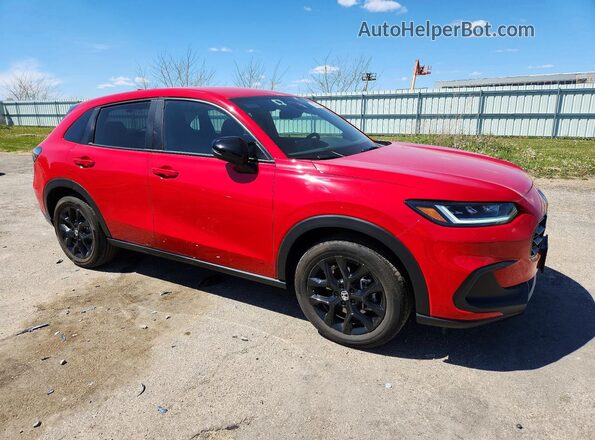 3CZRZ2H55SM738718 2025 HONDA HR-V Red წინა მარჯვენა