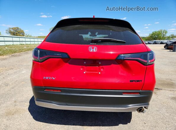 3CZRZ2H55SM738718 2025 HONDA HR-V Red უკანა ხედი